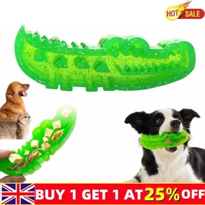 Slow Feed Chew and Fetch Crocodile, Dog Slow Feeder Puzzle Toy - Picture 1 of 9