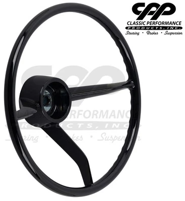Volante 1957 58 59 Chevy & GMC Truck 15" retrô RP20024 preto - Imagem 1 de 4