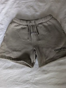 Essentials Fear Of God Kids SS'22 Essentials Shorts NC3 Desert Taupe Large Sz 10 - Picture 1 of 9