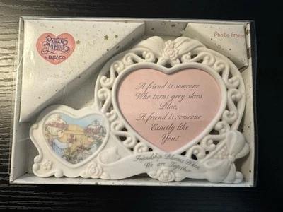 Marco de fotos Precious Moments de Enesco, "Nuestra amistad es bendecida", 599200C Foto 1 de 2