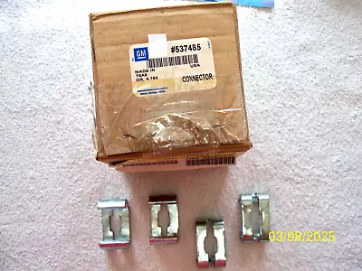 64-78 Camaro Olds 442 Pontiac GTO Buick GS Parking Brake Connectors 537485 NOS - Image 1 of 2