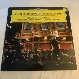 DGG 410 031-1 Kremer Maisky Leonard Bernstein Brahms Double Concerto VINYL LP - Picture 1 of 5