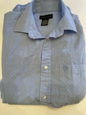 Camisa Sean John Abotonada Azul, Azul, Mangas Largas Fácil Cuidado Talla 16 Regular Foto 1 de 2