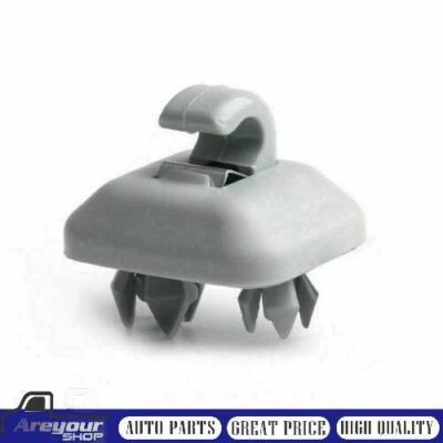 Grey Sun Visor Clip 8E0857562A fits for Audi A3 A4 A5 Q5 A7 B6 B7 B8 S4 S5 .. Foto 1 de 4