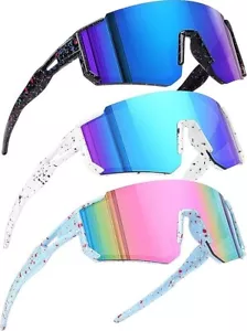 Youth Baseball Sunglasses Kids Sports Sunglasses for Boys Girls Softball Cycling - Picture 1 of 6