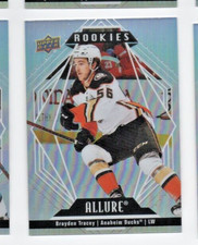 2022-23 Upper Deck Allure Rookies Brayden Tracey Ducks B-765
