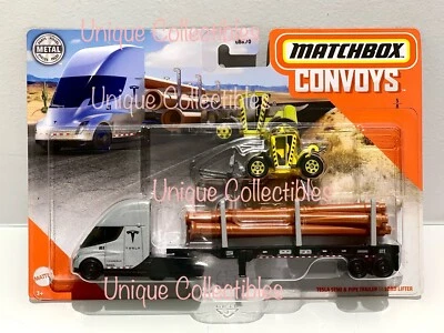 Matchbox Convoys Tesla Semi & Box Trailer 2015 Tesla Model S Brand New HTF - Image 1 of 4