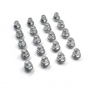 20 Chrome 14x1.5mm Toyota Tundra Sequoia LX570 Factory Style Shank 7/8" Hex KIT - Picture 1 of 3