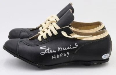 1950's Stan Musial "HOF 69" Signed Baseball Cleats With Original Box PSA DNA COA - Image 1 of 4