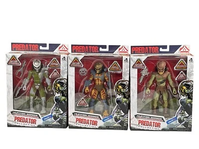 "Figura de acción de batalla LANARD 7"" CITY HUNTER PREDATOR exclusivo de Walmart conjunto completo 3" Foto 1 de 4
