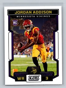 Jordan Addison #346 2023 Score Minnesota Vikings RC - Picture 1 of 2