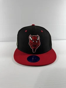 Ebbets Field Mexico Diablos EFF DNA Black/Red Fitted Hat Size 7 3/8 - NWT - Picture 1 of 6