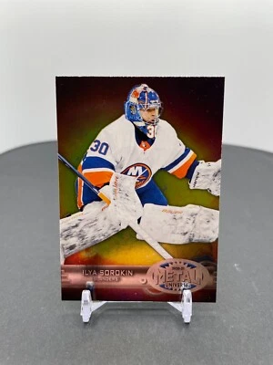 2020-21 Skybox Metal Universe Ilya Sorokin RC New York Islanders #R-48 - Image 1 of 2