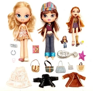 Bratz Doll Bundle Lot Kidz Cloe & Bratz Sisterz Liliana Doll + Lil Bratz Yasmin - Picture 1 of 9