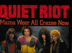 Quiet Riot- Mama Weer All Crazee Now with pressheet UK promo 12" single - Picture 1 of 2