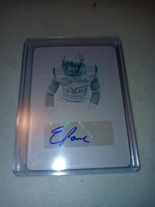 ERIC ROWE 2015 PANINI NATIONAL TREASURES PRINTING PLATE AUTOGRAPH #D 1/1 UTAH - Picture 1 of 2