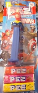 PEZ+CANDY & DISPENSER+MARVEL "CAPTAIN MARVEL"+COMES W/ 3 CANDY - Picture 1 of 5