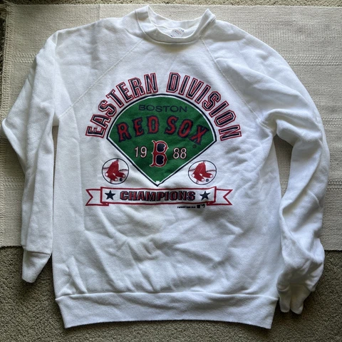 Vintage Boston Red Sox 1988 Eastern Division Champions Sweatshirt Cover