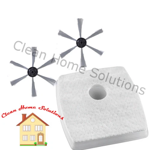 Genuine Bissell SmartClean Robot Edge Brushes & Dust Bin  #1607376 AND #1607383 - Image 1 of 1