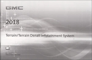 2018 GMC Terrain Y Denali Infotainment Navegación Propietarios Manual Guía Libro - Imagen 1 de 2