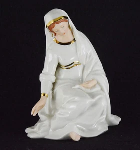 Lenox 1995 Krippe Maria Weißgoldrand (5 1/2" hoch) - Bild 1 von 7
