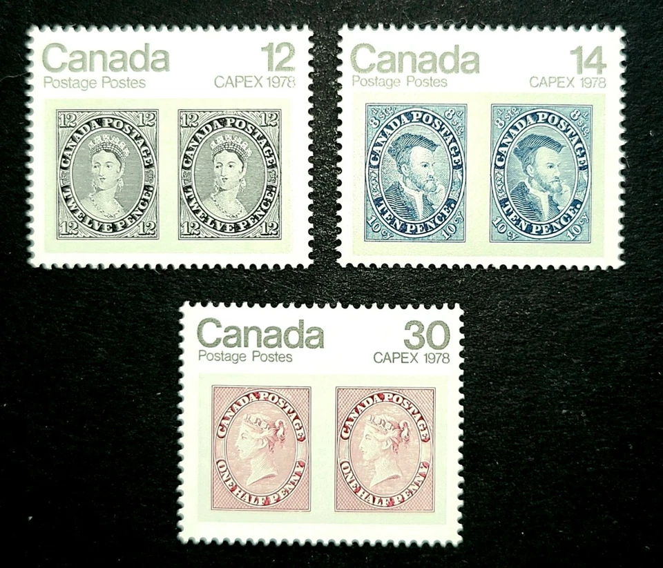 1978 Canada Stamps 753 754 & 755! Cartier Victoria MNH VF/XF! - Image 1 of 1