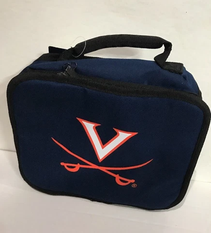 University of Virginia Cavaliers Football Team Lunch Cold Carry All Bag 10x9x4” Cover