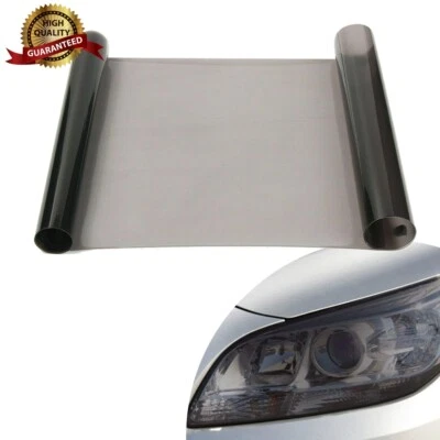 Black 12"x72" Smoked Taillight Headlight Fog Light Tint Film Vinyl Wrap - Image 1 of 4