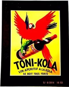 TONI-KOLA "VINTAGE / ART DECO" ~ (11" X 14") ~ *** BLACK MATTING *** #108 - Picture 1 of 7