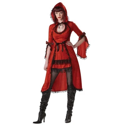 Disfraz California Disfraces Caperucita Roja Extranjero Adulto (S) Vestido con Capucha Foto 1 de 2