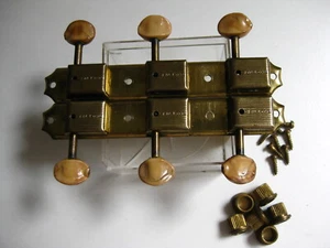 Vintage 50's Gibson J-45 Guitar Kluson Deluxe Gold Tuners for Project Upgrade - Picture 1 of 11