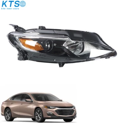 [Halógeno] Faro lateral de pasajero para Chevy Malibu 2019-2024 sin bombilla derecha Foto 1 de 4