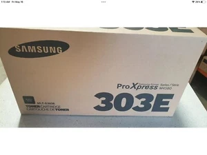 Black Toner 40.000 prints Genuine Samsung M4580 D303E Black High Yield Toner  - Picture 1 of 6