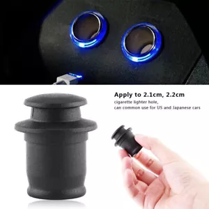 Tapa de cubierta para encendedor de cigarrillos de automóvil impermeable a prueba de polvo enchufe tapón de enchufe - Imagen 1 de 11