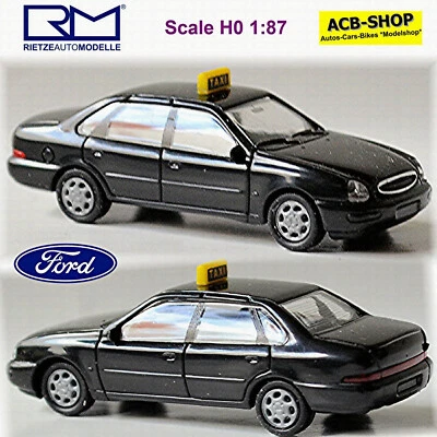 Ford Scorpio Berlina 1995-98 Facelift 2 TAXI Austria 1:87 Rietze 30631 - Immagine 1 di 4