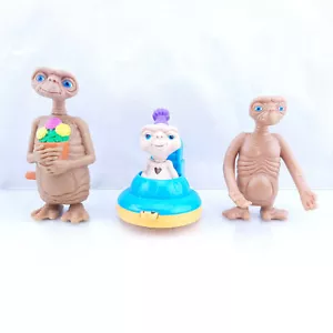 Vintage Universal Studios ET Extra Terrestrial Wind Up Toy Works Lot of 3 Figure - Picture 1 of 7