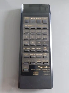 TECHNICS EUR64798 REMOTE CONTROL TRANSMITTER CD PLAYER GENUINE ORIGINAL - Picture 1 of 2