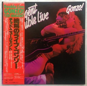 TED NUGENT 'Double Live Gonzo!' original 1978 Japanese vinyl 2-LP w/OBI - Picture 1 of 2