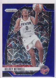 2024 WNBA Prizm Panini Basketball No. 64 Kelsey Mitchell Blue Laser Prizm - Picture 1 of 2