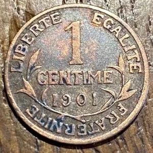 PIECE DE 1 CENTIME DUPUIS 1901 (1004) TRÈS RECHERCHÉE !!!!! - Picture 1 of 2