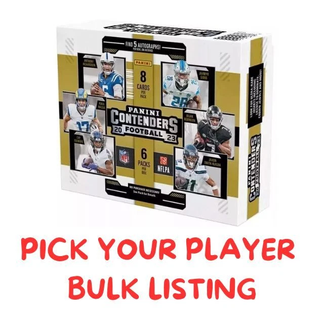 2023 Panini Contenders Base/Inserts/Parallels NFL PICK YOUR PLAYER - Image 1 of 1