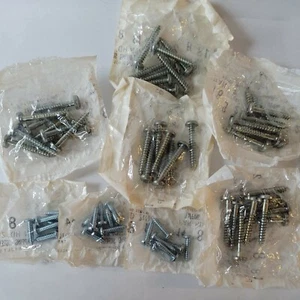 Allied Bolt Tapping Screws Pan Head Zinc 4 pkg #1882 3 pkg #1481 - Picture 1 of 6