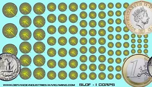 Battletech Premium Waterslide Decals - Star League - I Corps - Picture 1 of 1