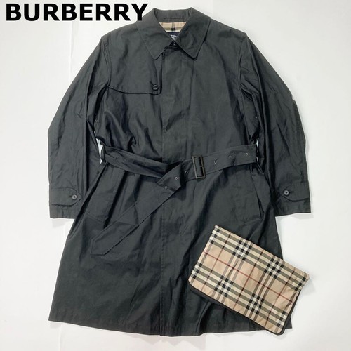 BURBERRY LONDON trench uomo nero taglia M dal GIAPPONE