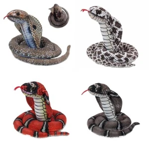 1 Stofftier Schlange Kobra, Kuscheltiere Plüschtiere Schlangen Reptilien Tiere - Bild 1 von 10