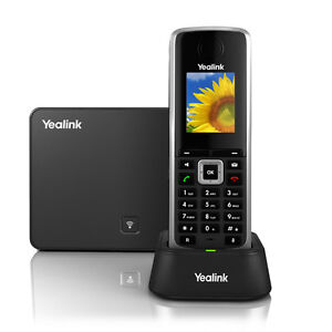 Fully Refurbished Yealink W52P DECT SIP Cordless Phone With wall base (Black) 