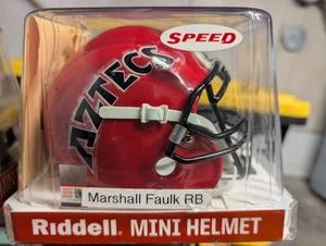 Marshall Faulk San Diego St Aztecs autographed signed mini helmet - Picture 1 of 3