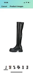 Cape Robbin Campi Over The Knee Boots - Chunky Block Heel Thigh High Boots... - Picture 1 of 9