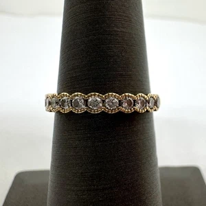 14K 585 Gelbgold 2G 0,30ctw Diamant Ring Gr: 5,5! (WMP015419) - Bild 1 von 10