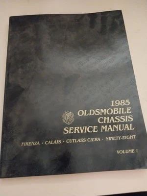 1985 oldsmobile chassis service manual volume 1 USED firenza calais cutlass cier Foto 1 de 2